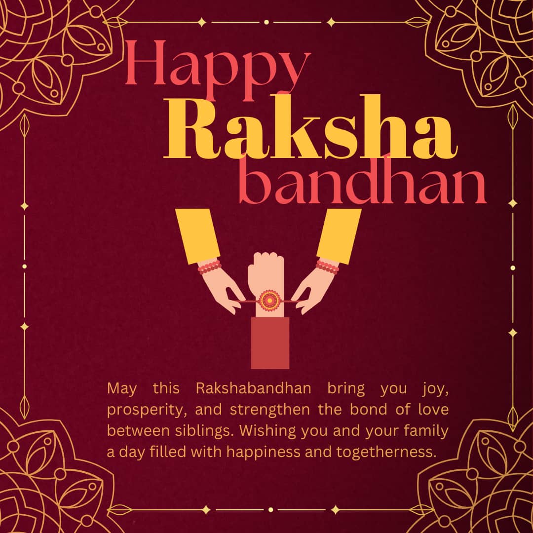 Happy Rakhi 2025 Images and cards (image: canva)