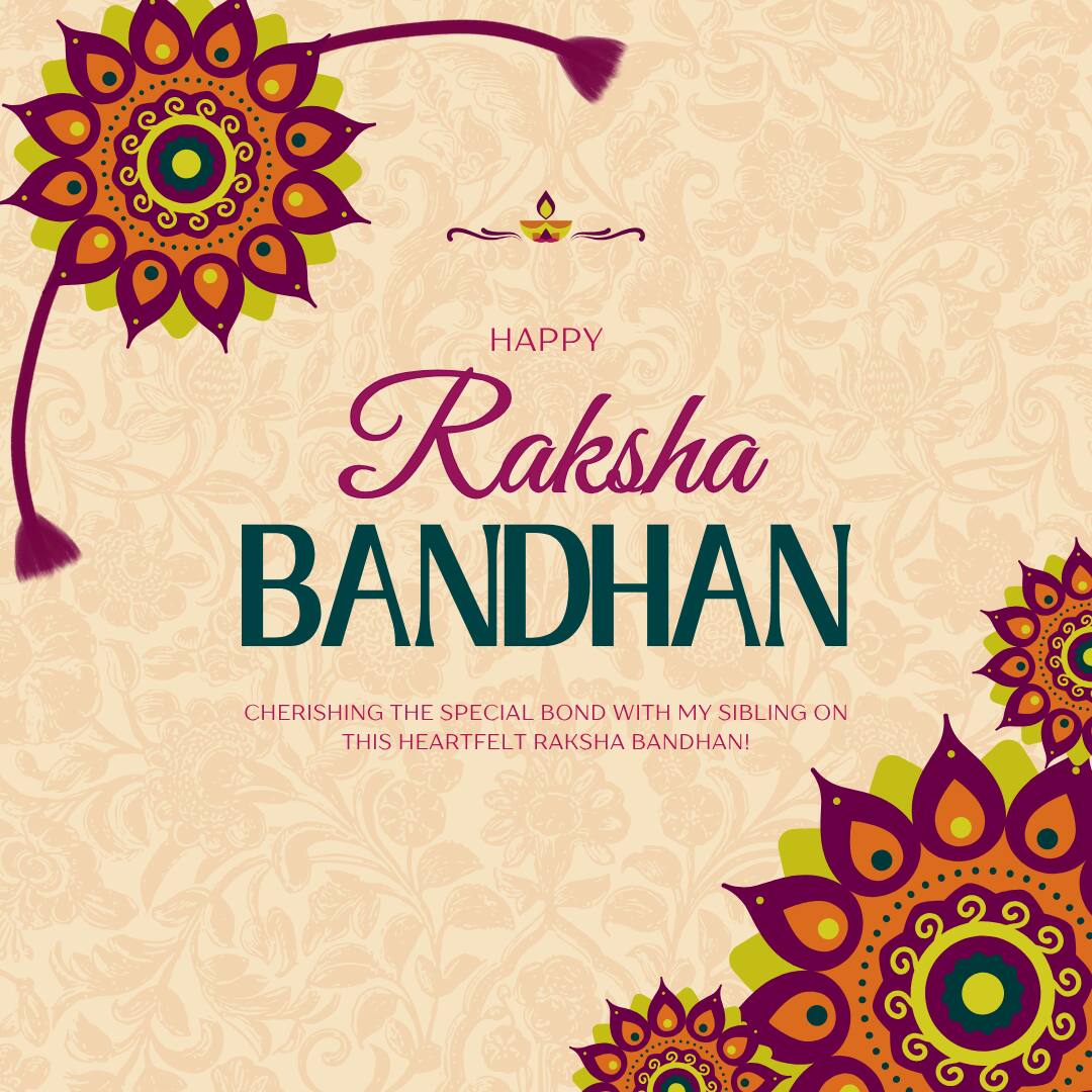 Happy Rakhi 2025 Images and cards (image: canva)