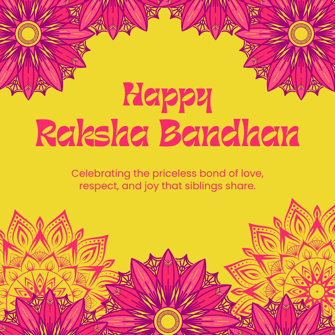 Happy Rakhi 2025 Images and cards (image: canva)