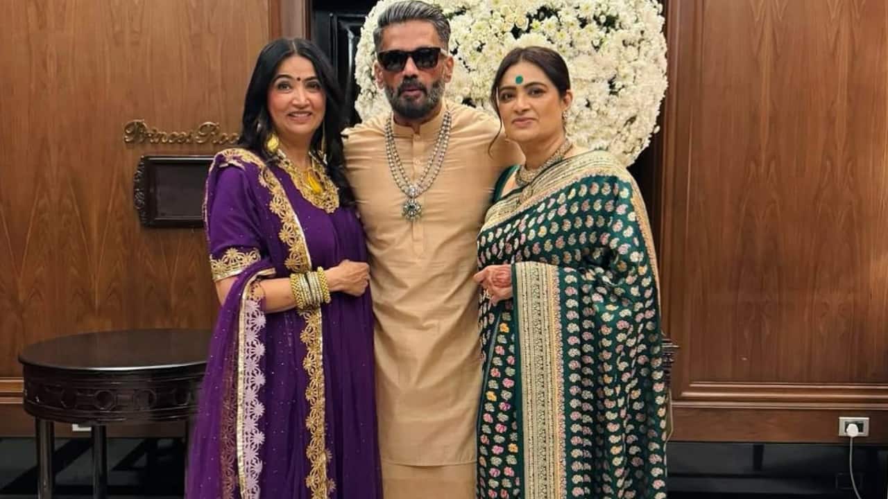 Suniel Shetty celebrates Raksha Bandhan sisters, writes "With these two by my side, I’ve never had to look far for strength"