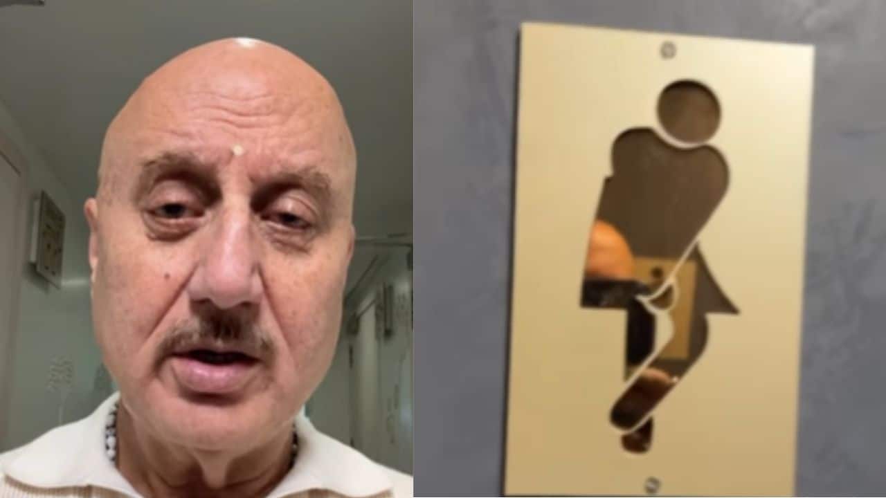 Anupam Kher’s hilarious take on confusing public restroom signs, says "simple kyu nahi hoskata yeh sab?"
