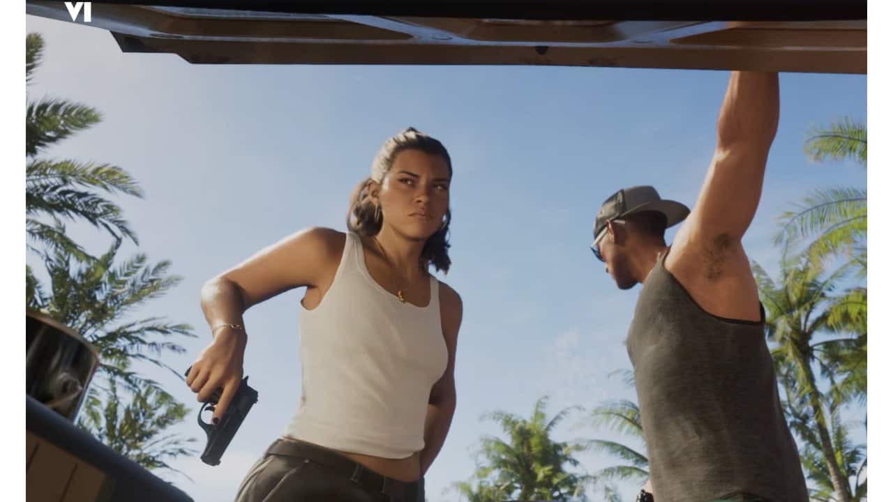 Main storyline   The game follows a Bonnie-and-Clyde-style crime story featuring two main characters — Jason Duval and Lucia Caminos. It is the first time the series has a non-optional female lead.