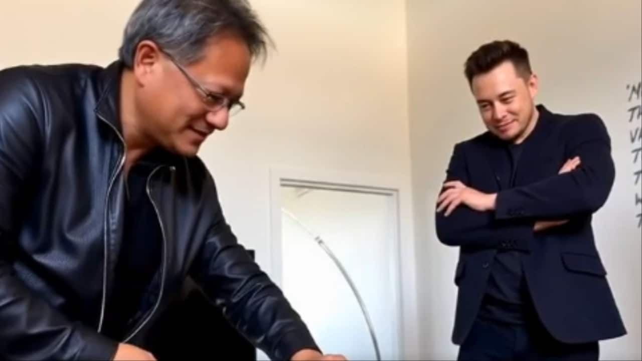 Musk shares video of Huang delivering the first AI-optimised GPU to OpenAI in 2016. Watch
