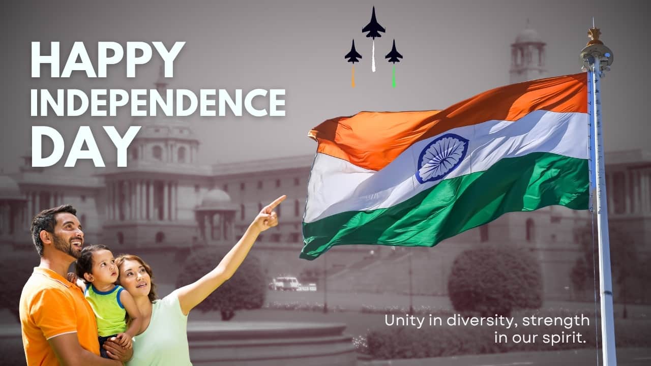 Happy Independence Day 2025 (Image: Canva)