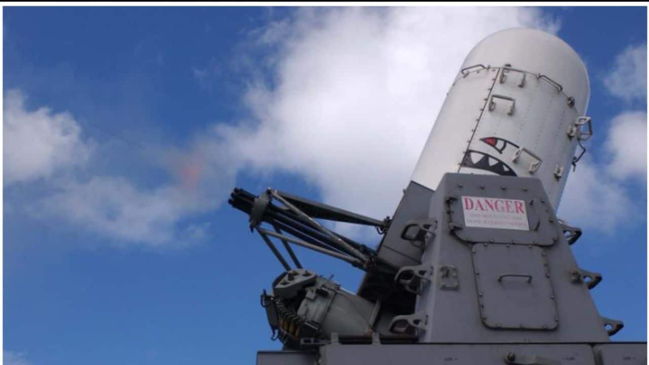 AI-Powered Combat Turrets: Self-contained gun posts such as the Bullfrog Gun Turret monitor and engage drones with AI accuracy, with a human in the loop. (Image: Royal Australian Navy)