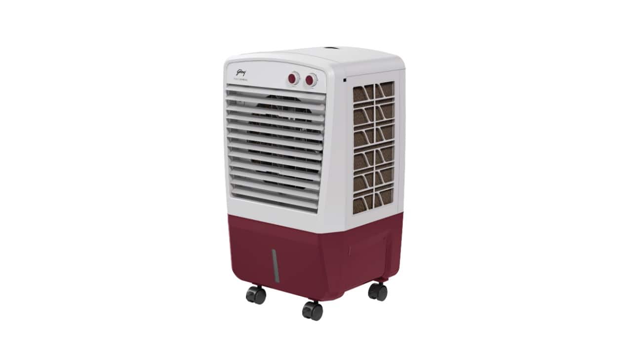Design and look Available in Wine Red and Dark Grey, it offers a stylish contrast to the mostly white and beige cooling appliances in the market. Its compact footprint means it can fit into smaller rooms without feeling intrusive. Design and look Available in Wine Red and Dark Grey, it offers a stylish contrast to the mostly white and beige cooling appliances in the market. Its compact footprint means it can fit into smaller rooms without feeling intrusive.