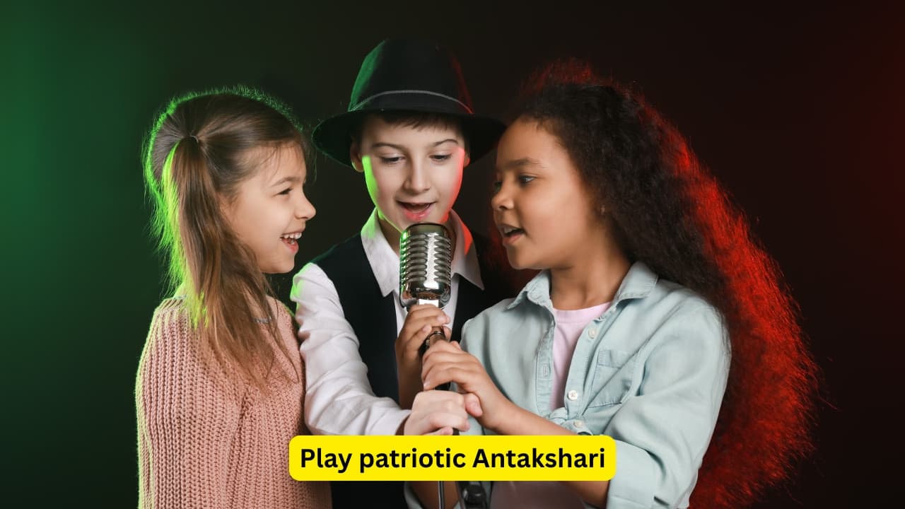 Play patriotic Antakshari: A singing game where each child picks up where the last left off, this tradition blends fun, music, and memory in a way everyone enjoys. Keep it ‘patriotic songs only’, language no-bar.(Image: Canva)