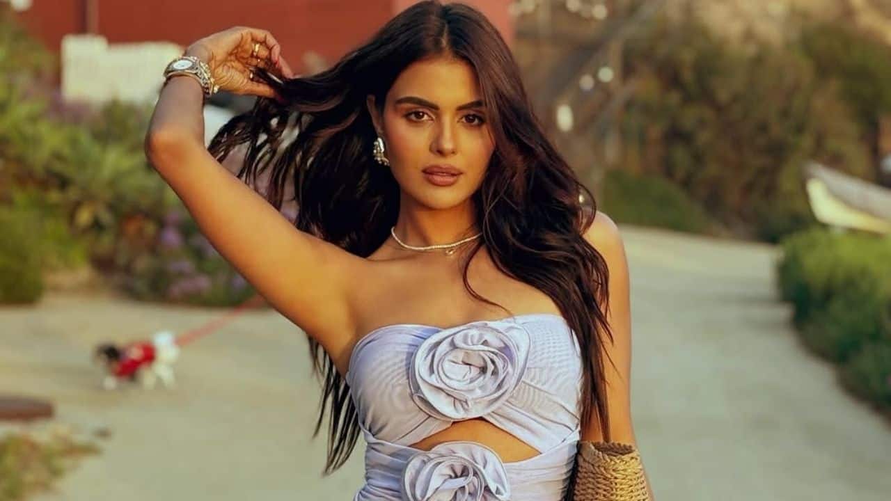 Purple Floral Look  Priyanka looks fresh and flirty in a purple floral dress, bringing soft romantic vibes. The pastel hues add a dreamy touch to her birthday glam.