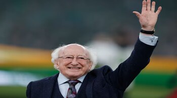 Irish president Michael D Higgins