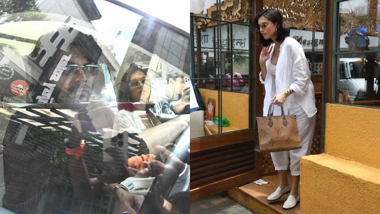 Tara Sutaria and Veer Pahariya spotted together for a lunch date, fuel dating rumours