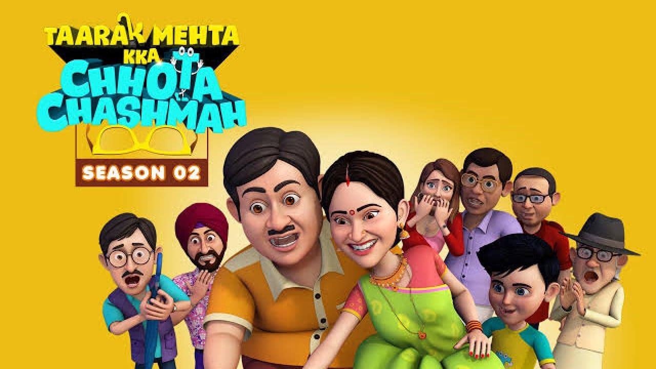Taarak Mehta Kka Chhota Chashmah A Spin-off of Taarak Mehta Ka Ooltah Chashmah, this was an animated version of the popular comedy show, targeting younger audiences. It featured versions of the beloved Gokuldham Society characters, including Jethalal, Daya, Tapu Sena, and others. It has had a run of 3 seasons.