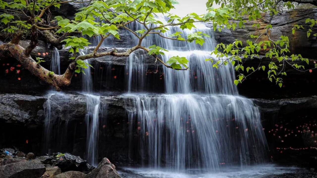 9. Bilpudi Jodiya Waterfalls – Barumal Famous for its twin cascades, Bilpudi Jodiya Waterfalls offers scenic views, light trekking, and tranquil spots to relax, swim, or enjoy nature photography. (Image: Instagram/Rk Dhodiya)