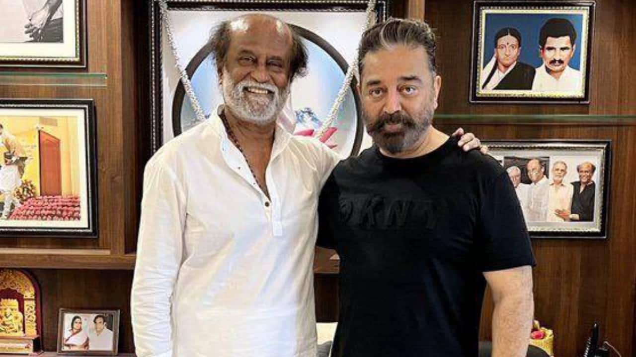 Kamal Haasan congratulates Rajinikanth as he completes 50 years in cinema, writes, "I wish Coolie resounding global success befitting this golden jubilee"