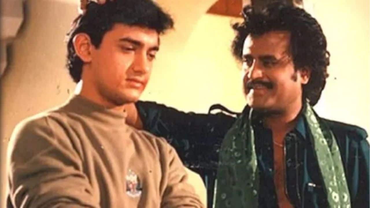 Did you know Aamir Khan and Rajinikanth worked together before Coolie in 1995? Watch viral scene 