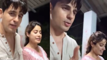 Janhvi Kapoor and Sidharth Malhotra walk their way to Tirumala