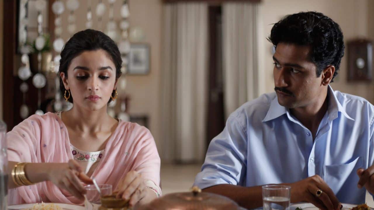 Raazi (2018) Set in 1971, Raazi explores the story of Sehmat Khan (Alia Bhatt), a young Indian female spy who gets married into a Pakistani army family as part of her mission of an undercover agent. From Harinder Sikka's novel Calling Sehmat, the movie skillfully interweaves espionage, emotional turmoil, and patriotism. Directed by Meghna Gulzar, Raazi is a tribute to lesser-known heroes, reminding us that patriotism is often about personal loss and ethical conflicts.