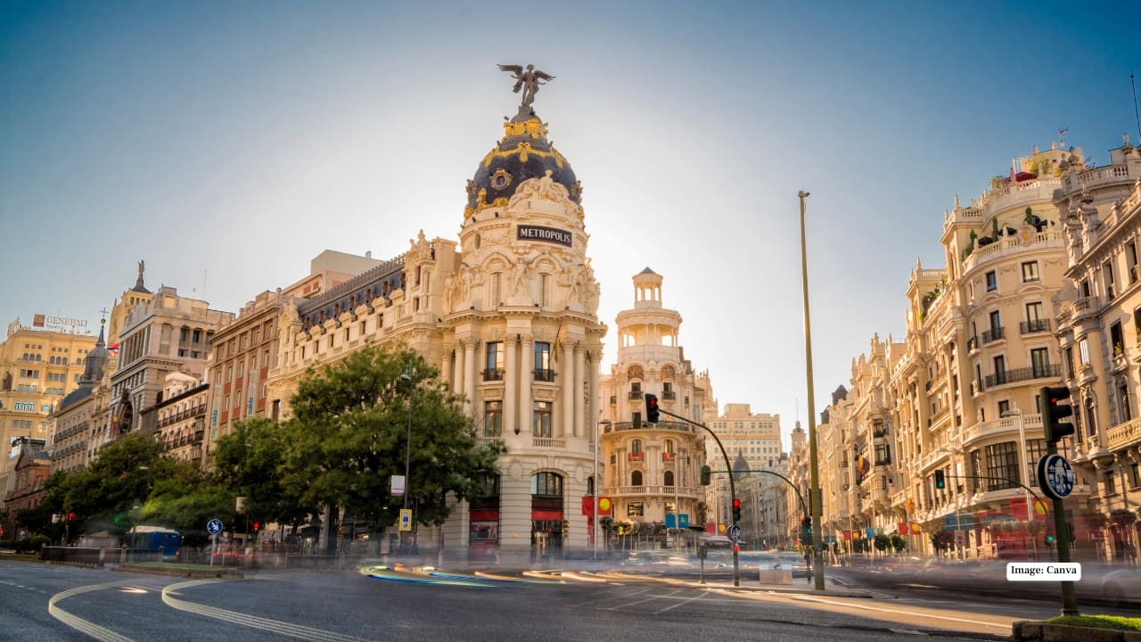 7. Madrid Spain’s capital is transforming with sustainability at its core. Madrid combines green urban corridors, cultural revitalization, and major regeneration projects like Madrid Nuevo Norte with efficient transport and heritage preservation, creating a city that is both people-focused and future-ready. (Image: Canva)