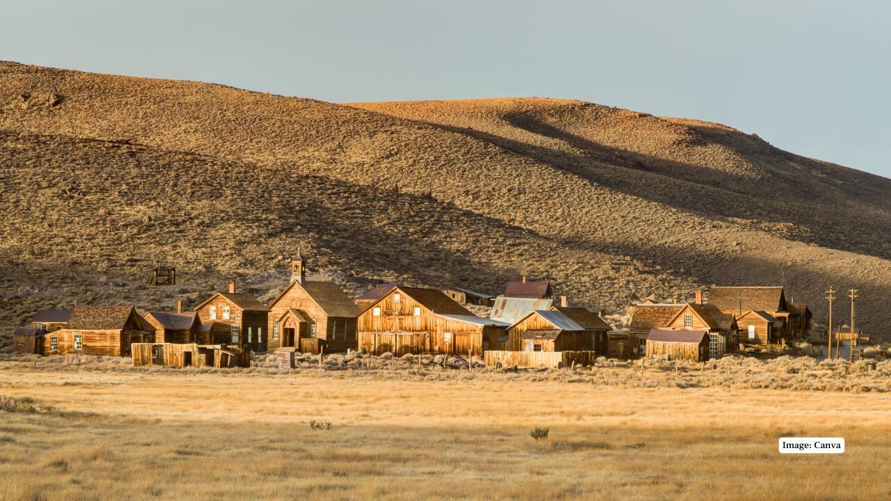3. Bodie, California, USA Bodie was a booming gold-mining town in the late 1800s. Now preserved as a State Historic Park, it offers visitors a glimpse into the Wild West, with weathered wooden buildings and deserted streets. (Image: Canva) 3. Bodie, California, USA Bodie was a booming gold-mining town in the late 1800s. Now preserved as a State Historic Park, it offers visitors a glimpse into the Wild West, with weathered wooden buildings and deserted streets. (Image: Canva)
