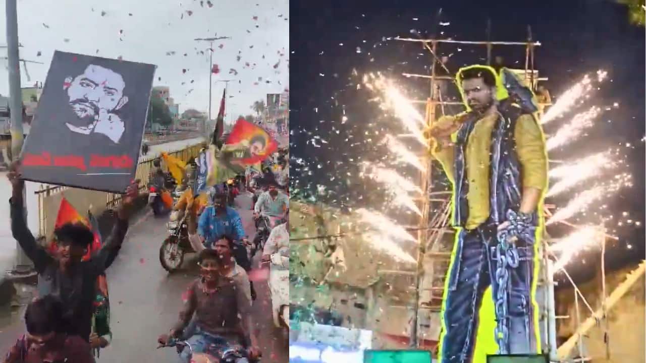 Jr NTR in War 2: Fans burst firecrackers, do abhishekam with blood and more