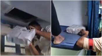 The incident reportedly happened aboard the Lucknow-Barauni Express recently. (Image credit: @Benarasiyaa/X)