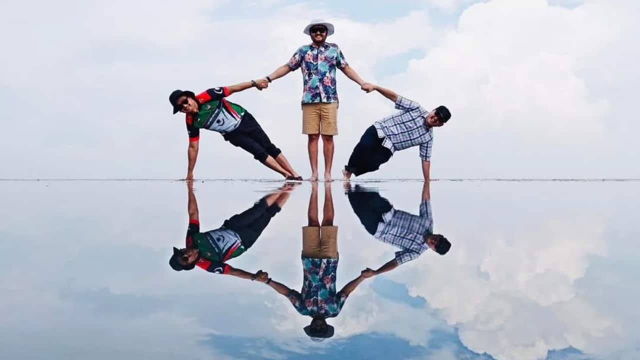 天空镜，马来西亚（图片：Sky Mirrir Tour）