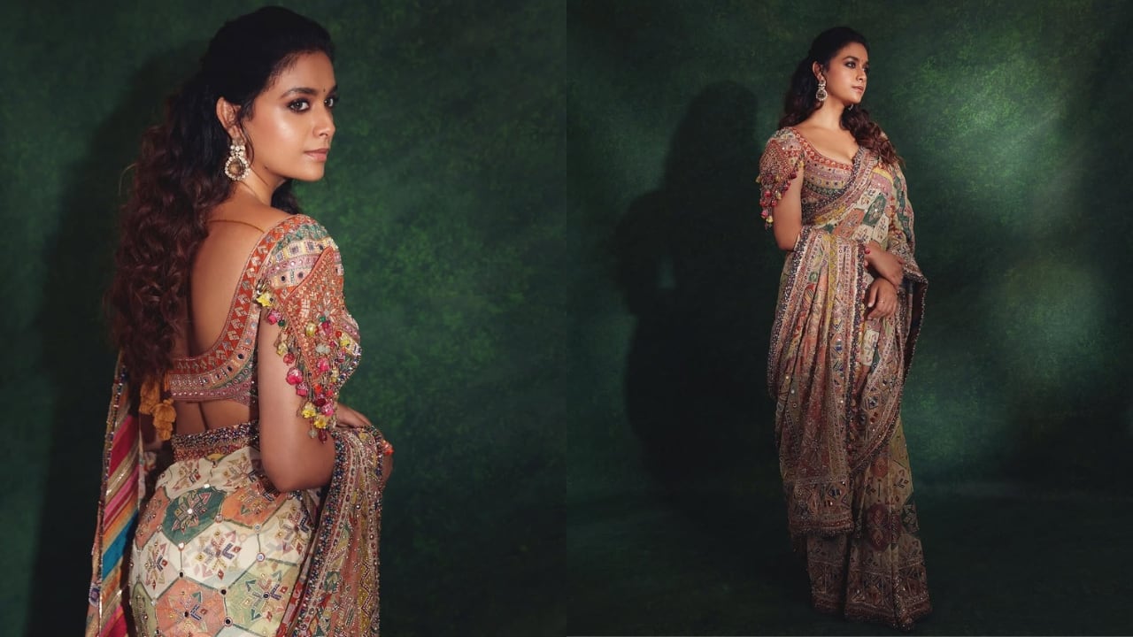 9 ways to style your saree blouse like South star Keerthy Suresh (Image: Instagram)