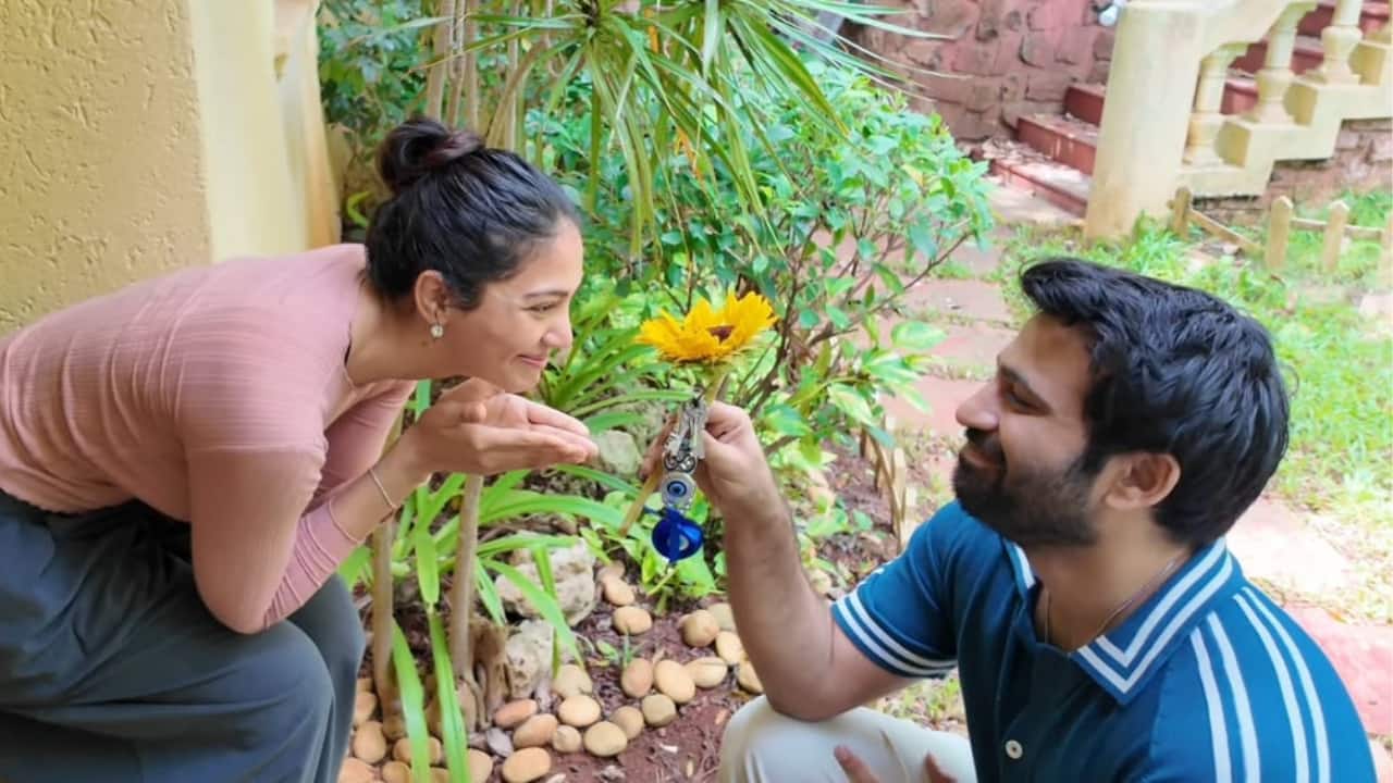 Archana Puran Singh's son Aaryamann Sethi gets engaged to actress Yogita Bihani; proposes her with keys to their home