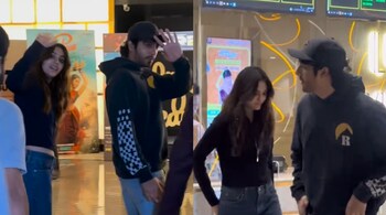 Ahaan Panday Aneet Padda spotted together