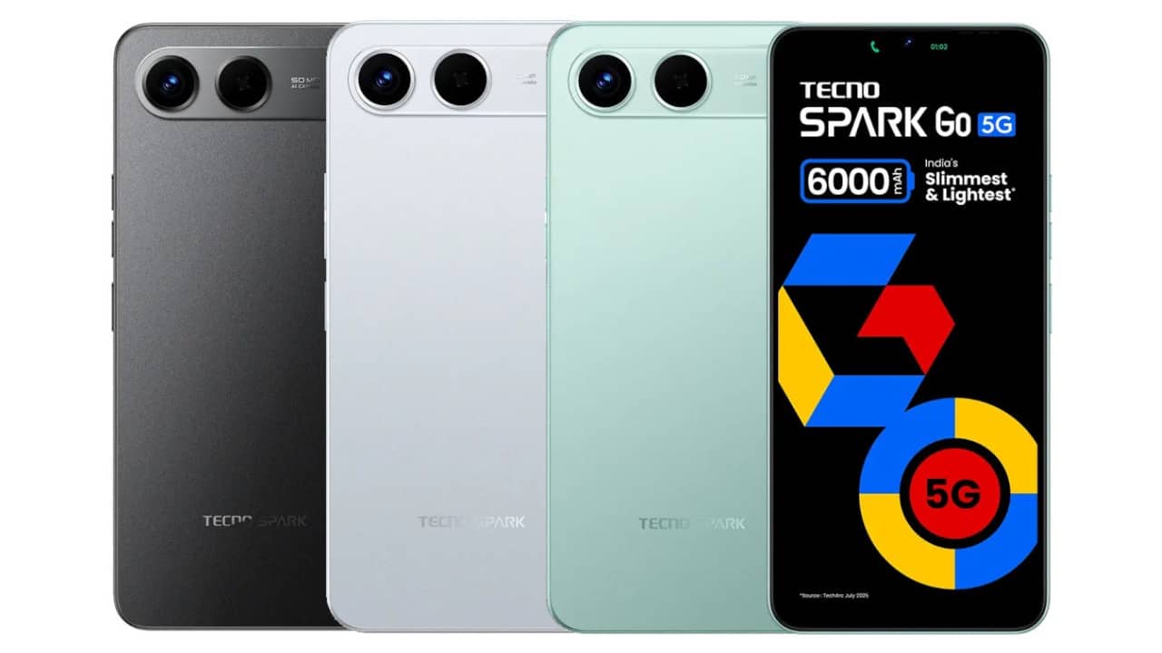 Tecno Spark Go 5G with a 6000mAh battery, 50MP camera launched in India: Price, specs, and more