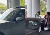 Naga Chaitanya picks up wifey Sobhita Dhulipala at the airport in a new luxury car