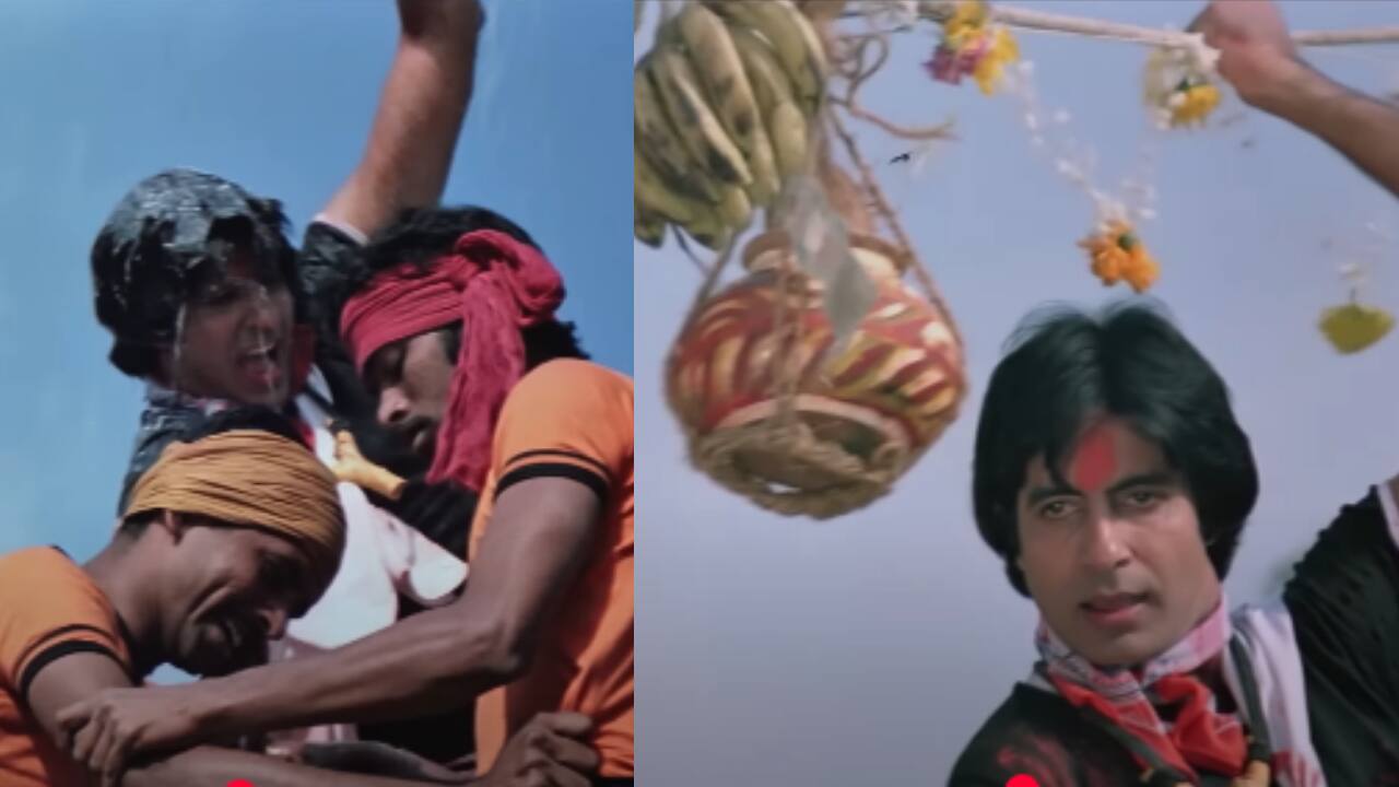 When Amitabh Bachchan smashed his head while breaking Dahi Handi during Mach Gaya Shor song shoot, said, ‘Blood was coming out and...