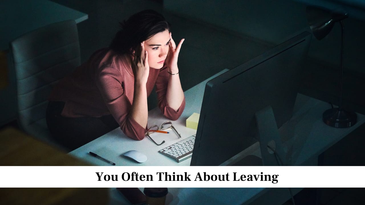 You Often Think About Leaving You Often Think About Leaving