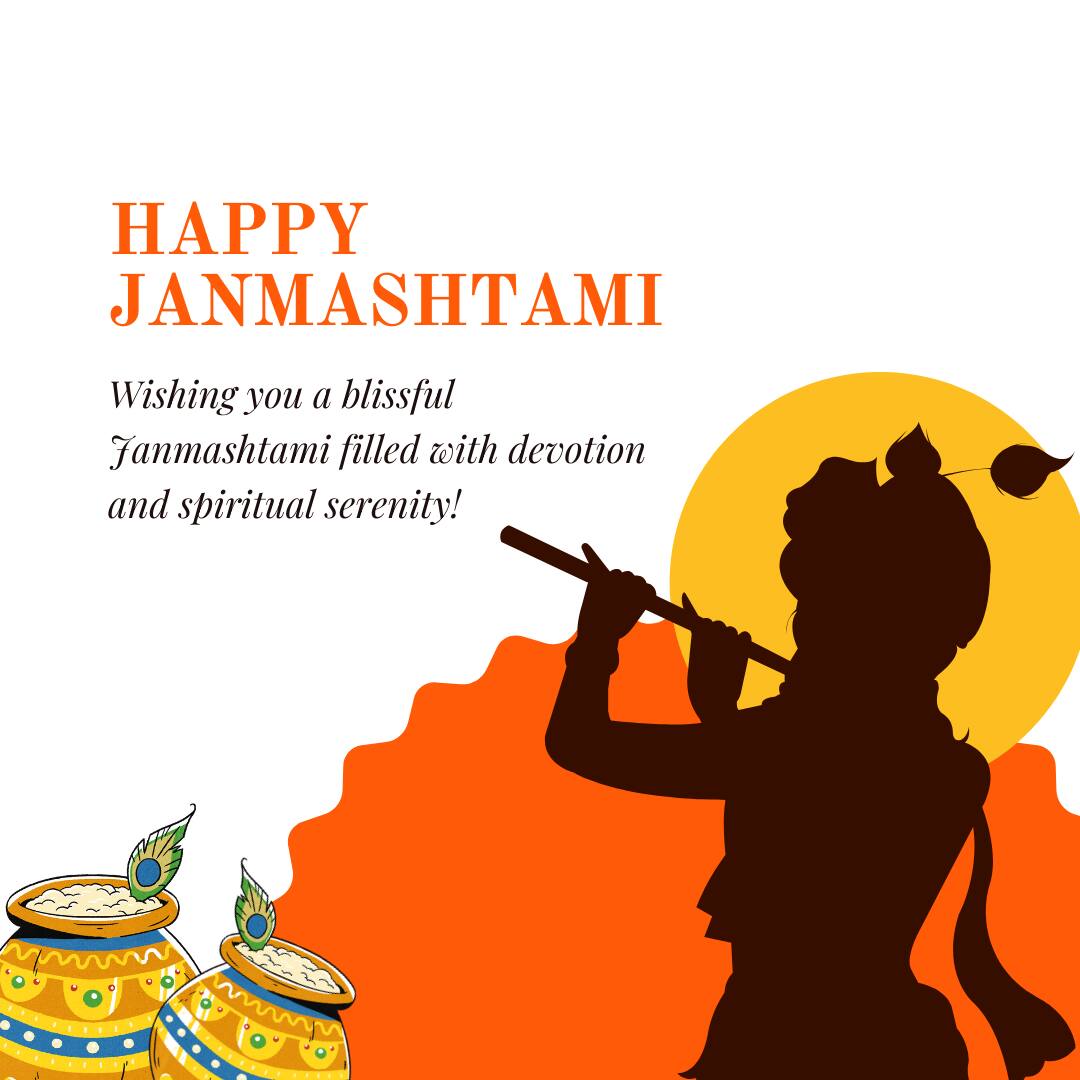 Happy Krishna Janmashtami Images (canva)