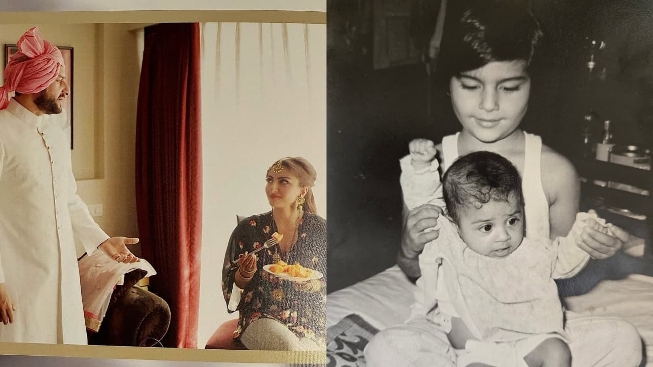 Soha Ali Khan and Saba Pataudi shares unseen throwback photo to wish Saif Ali Khan on his 55th birthday