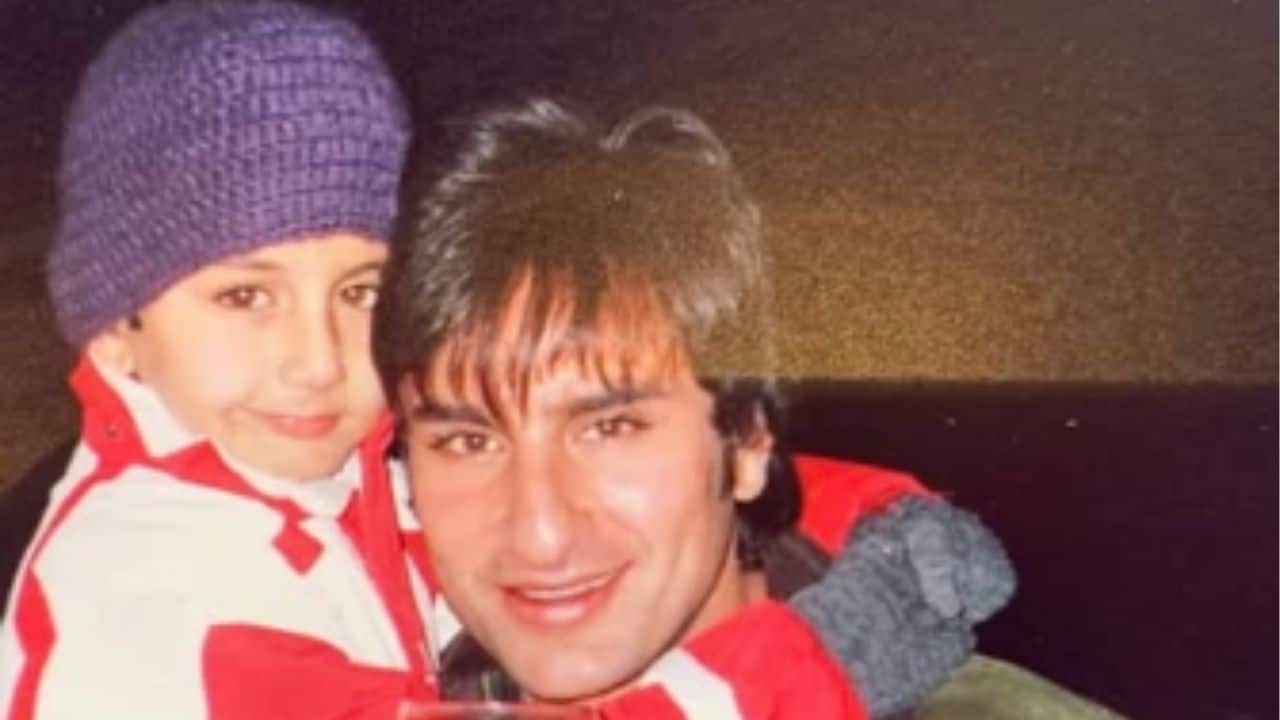Saif Ali Khan gets a special wish from son Ibrahim Ali Khan with a throwback pic