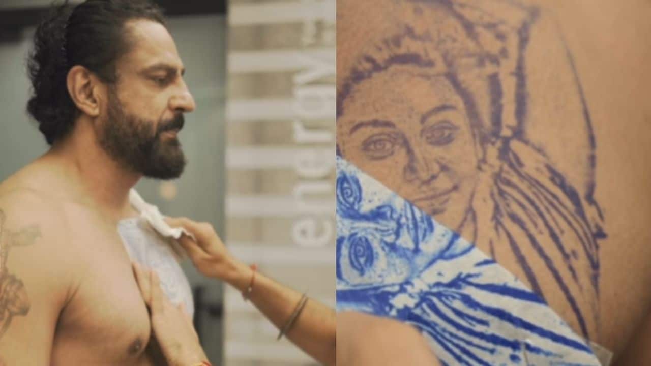 Parag Tyagi gets Shefali Jariwala’s face tattooed on his chest, watch here