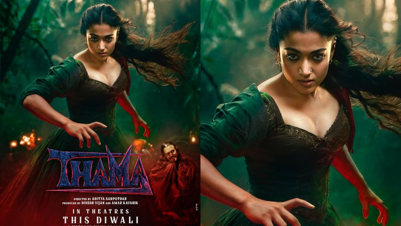 Thama: Rashmika Mandanna’s first look as Tadaka unveiled