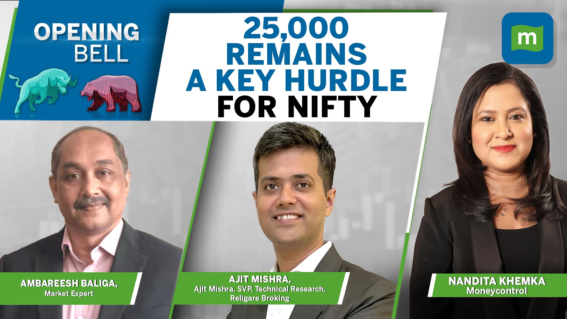 Can Nifty Bulls Finally Break The 25,000 Barrier On A Closing Basis? | Opening Bell Live