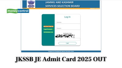 JKSSB JE Admit Card 2025 Released at jkssb.nic.in; direct link to download here
