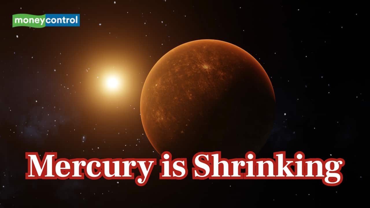 Mercury has shrunk by 11 kilometres since its birth and continues to contract, study finds