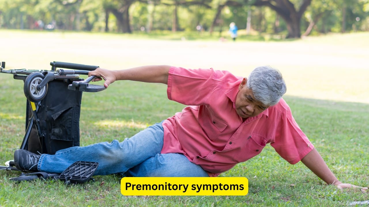 Premonitory symptoms Premonitory symptoms are not common in seizures, whereas syncope does have some symptoms like tiredness and nausea. A person about to faint may also experience excessive sweating. The individual may also experience a tunnelling of vision right before he/she/they are about to faint.(Image: Canva)
