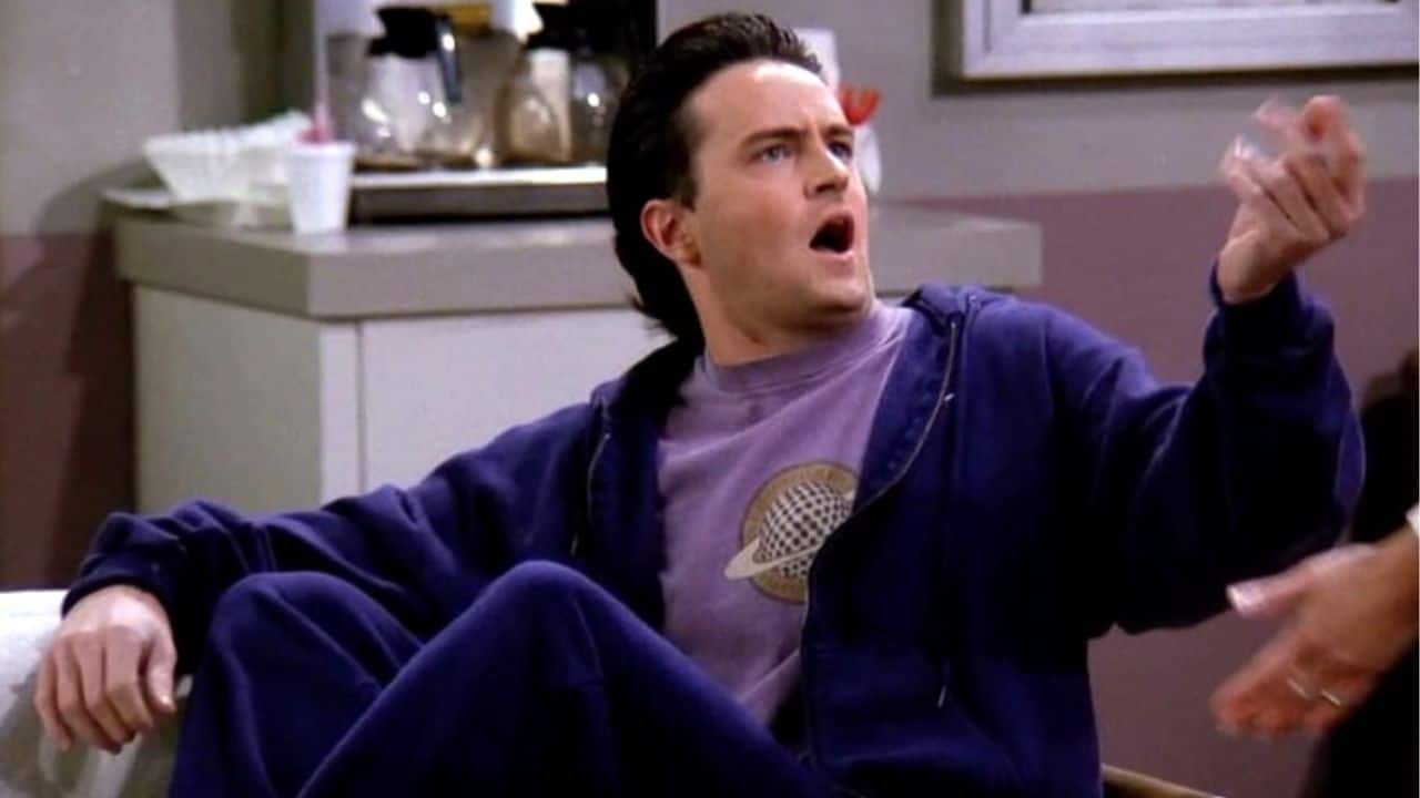“Until I was 25, I thought that the only response to ‘I love you’ was ‘Oh, crap.’” Delivered with Chandler’s trademark dry wit, this line reflects his commitment issues. It’s funny, but also shows the insecurity and fear of intimacy beneath his sarcasm.