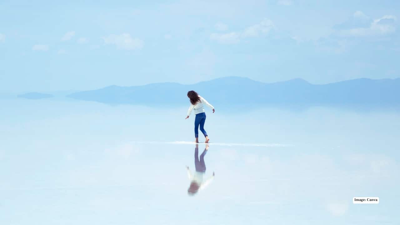 12. Salar de Uyuni, Bolivia When rains flood Bolivia’s salt flats, the sky melts into the earth, creating an infinite reflection. This surreal phenomenon has helped photographers win countless awards — proving that sometimes nature offers a perfect illusion too magical to miss. (Image: Canva) 12. Salar de Uyuni, Bolivia When rains flood Bolivia’s salt flats, the sky melts into the earth, creating an infinite reflection. This surreal phenomenon has helped photographers win countless awards — proving that sometimes nature offers a perfect illusion too magical to miss. (Image: Canva)