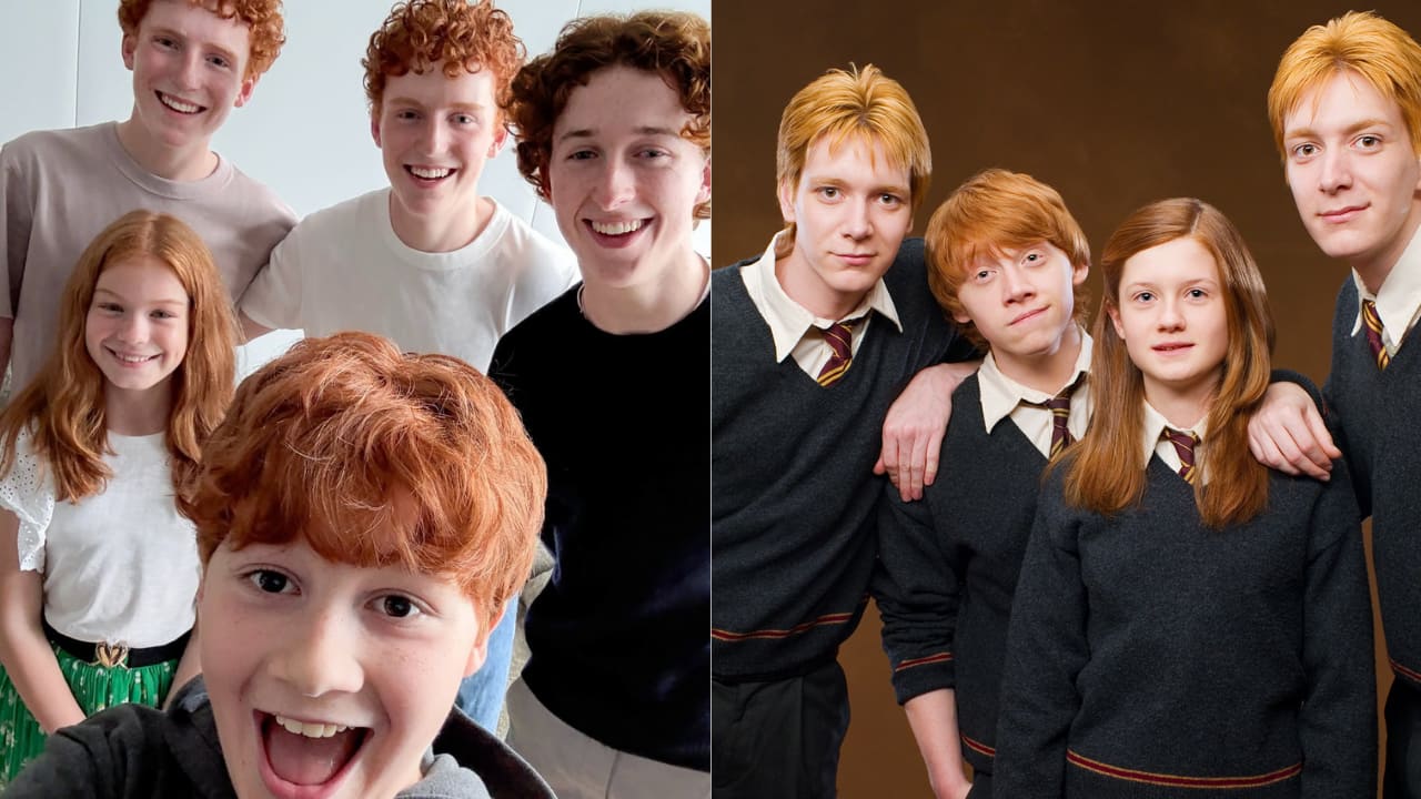 HBO unveils Fred, George, Percy, and Ginny Weasley for Harry Potter reboot