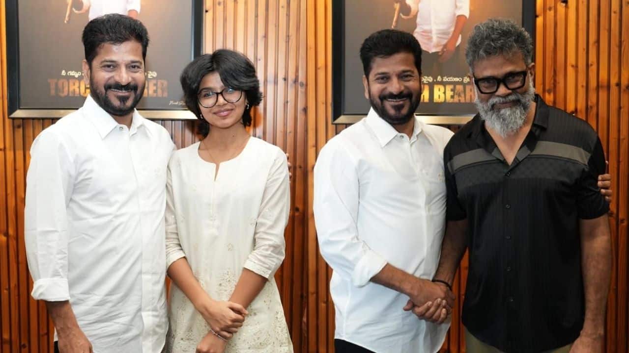 Sukumar’s daughter Sukriti Veni Bandreddi felicitated by CM Revanth Reddy after National Award triumph