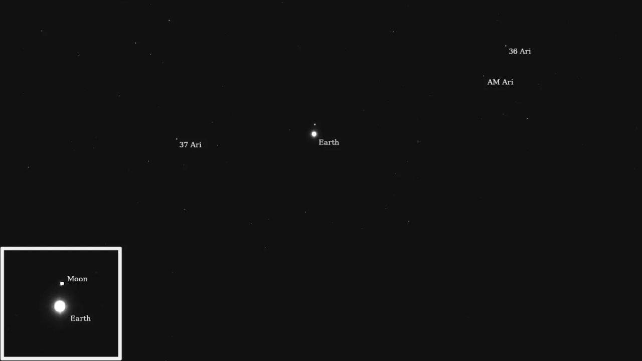 NASA’s Psyche spacecraft captures Earth and Moon from 180 million miles