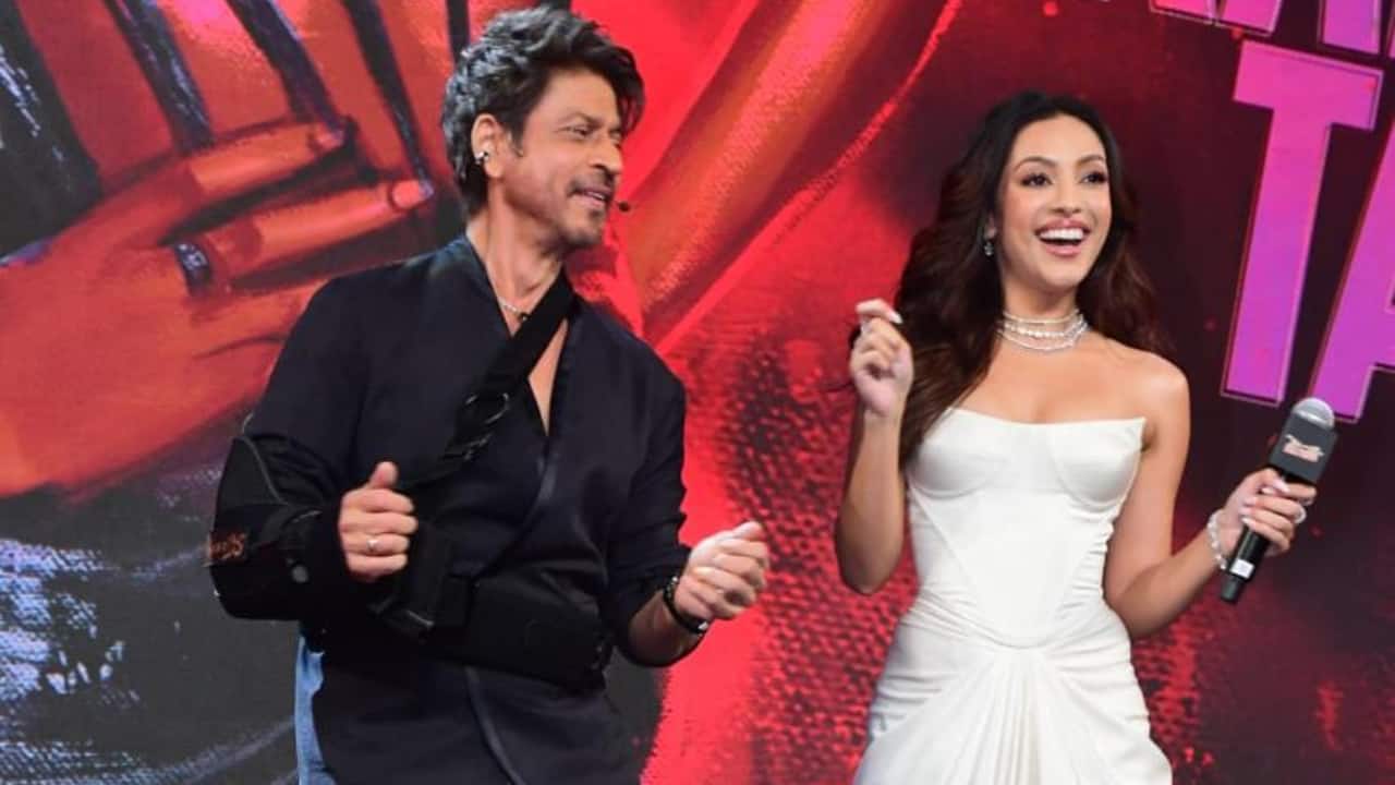 Shah Rukh Khan praises Sahher Bambba at The Ba***ds of Bollywood launch, calls her future top actress