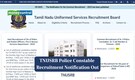 TNUSRB Police Constable Recruitment Notification Out for 3644 vacancies; check details here
