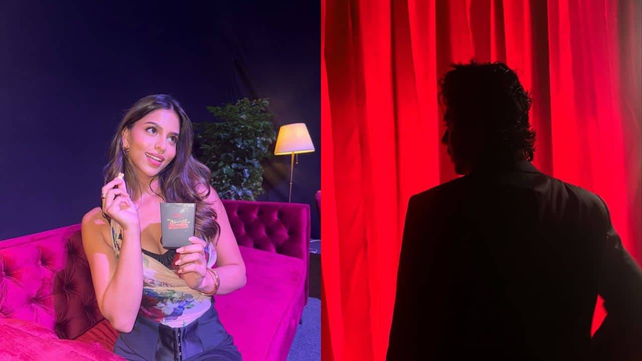 Suhana supports for brother Aryan  Suhana took to Instagram and shared a series of photos supporting his elder brother for his debut film as a director. In the caption she wrote, “Big brother's Big day” showcasing the brother sister bond between the two-star kids.   