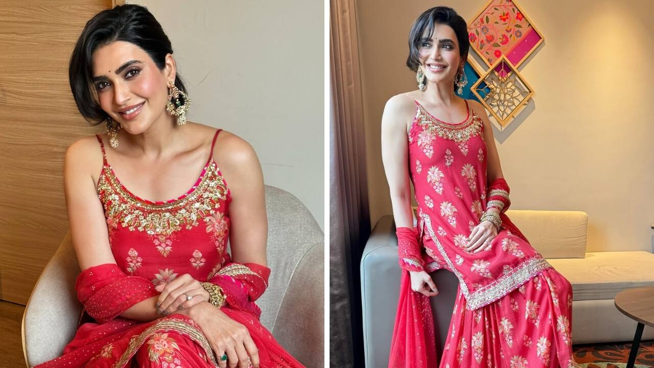 Ganesh Chaturthi 2025: Dazzle in red sarees and suits to welcome Ganpati Bappa home this year (Image: Instagram)
